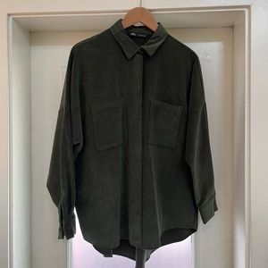 Zara Corduroy Button Down